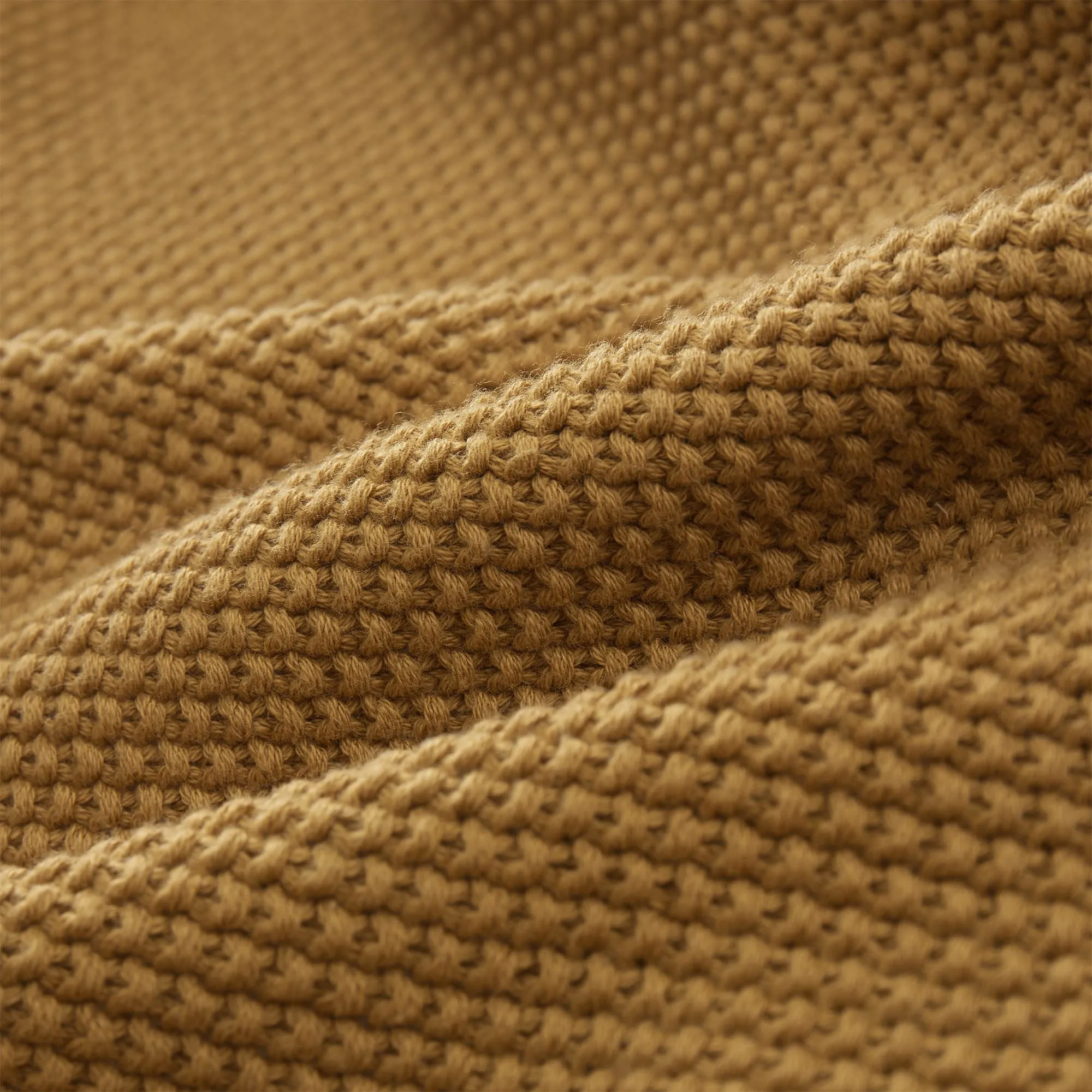 Antua Cotton Blanket [Mustard]