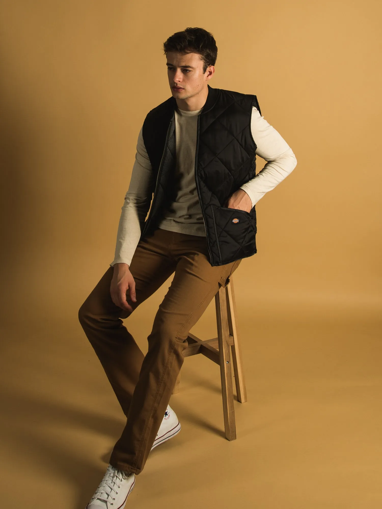 DICKIES DIAMOND QUILTED VEST