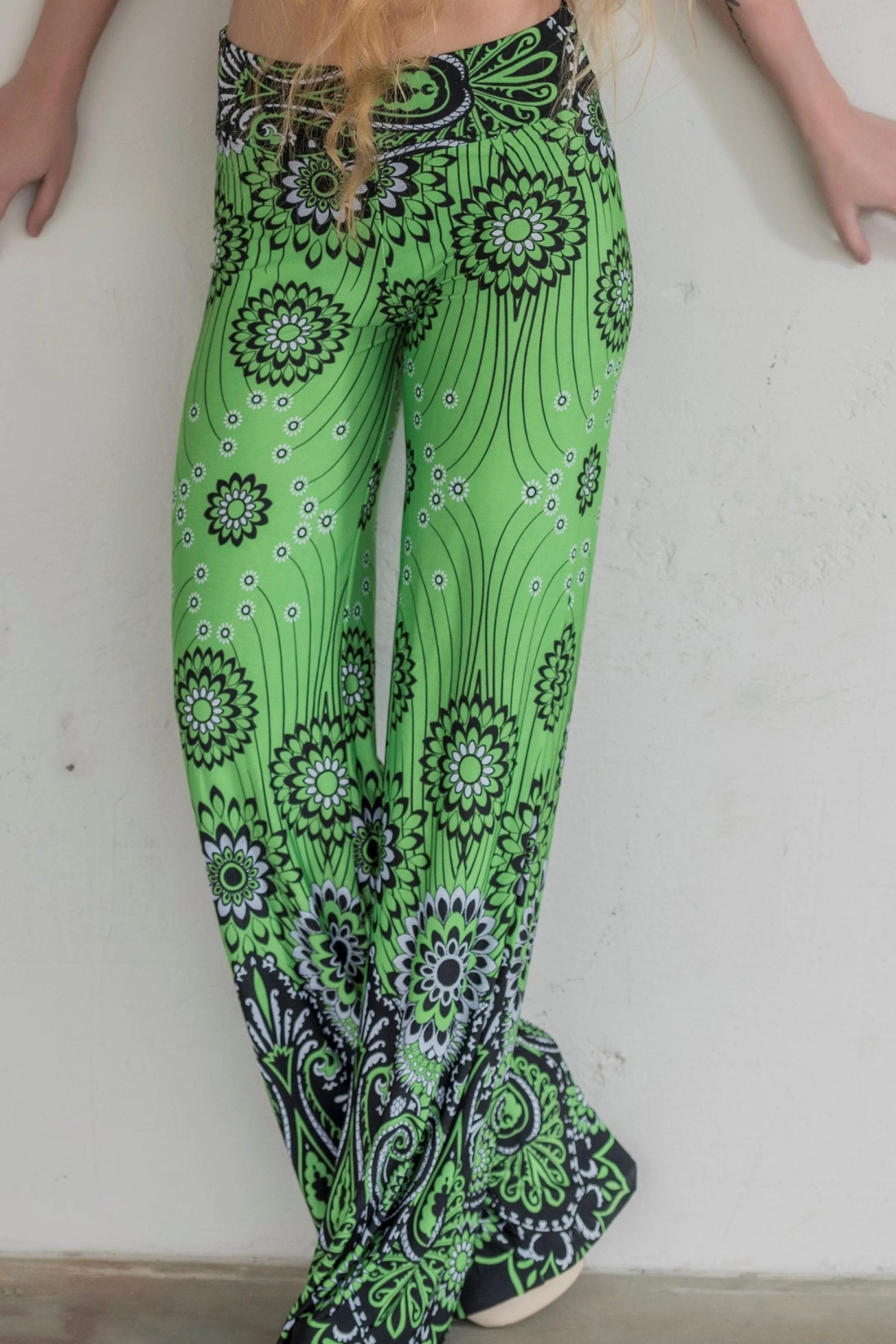 Floral Paisley Palazzo Pants
