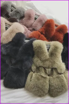 Fox Fur Gilet 55CM DO1494