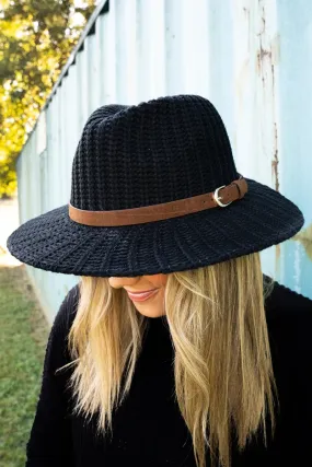 Winter Way Knit Hat, Black